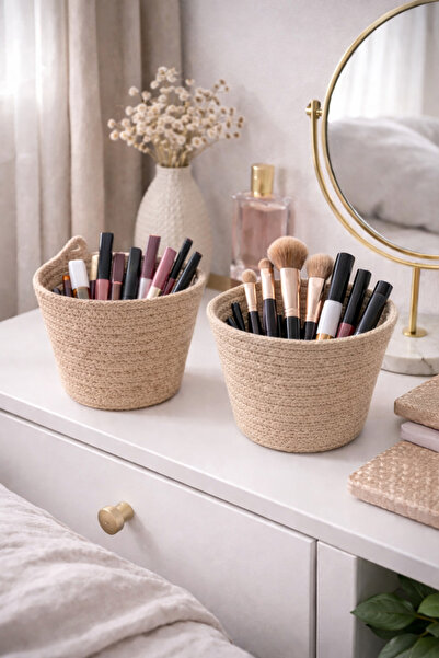 ÖRGÜM Organizator de machiaj 2 bucăți Organizator pentru creion pentru ochi 1...