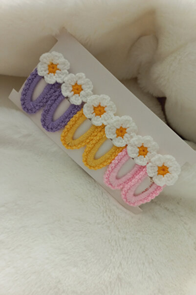 zanaatçı anne Κοριτσίστικο σετ αγκράφες με κορδόνια πλεξούδας, χειροποίητο, 6...