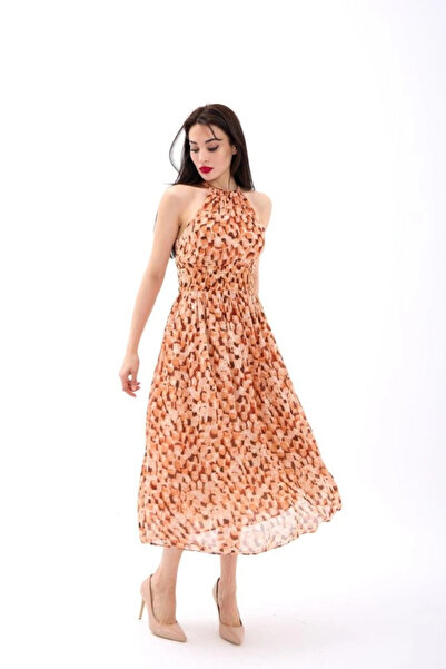 nedo7 5519 Dress-Orange