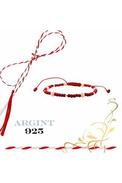 OEM Martisor 925 silver bracelet – 5 balls and toho crystals - Adjustable