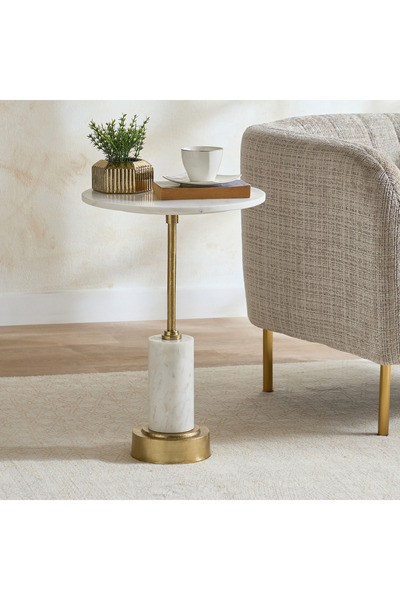 Generic طاولة جانبية من الرخام الطبيعي من كافون ميلدا