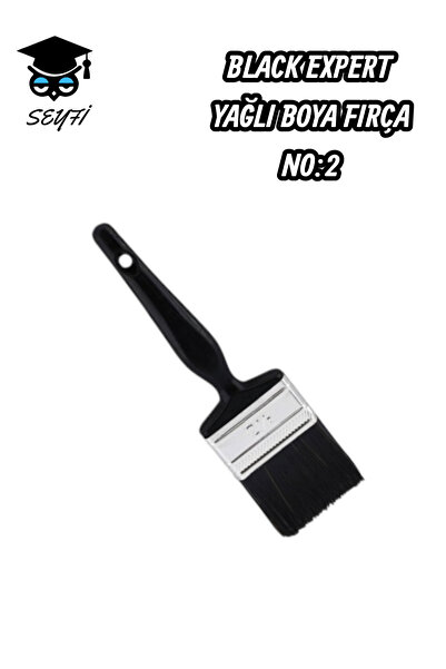 SEYFİKİRTASİYE BLACK EXPERT YAĞLI BOYA FIRÇA NO:2
