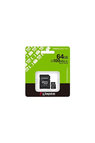 Kingston Technology Kingston Data-Ez26 Sdcs3-64Gb 64Gb Microsdxc Canvas Selec...