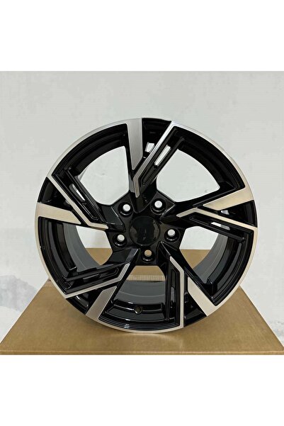 kormetal 15 inç 5x100 Audi S Line Polo Taigo İbiza Fabia Uyumlu Siyah Elmas K...