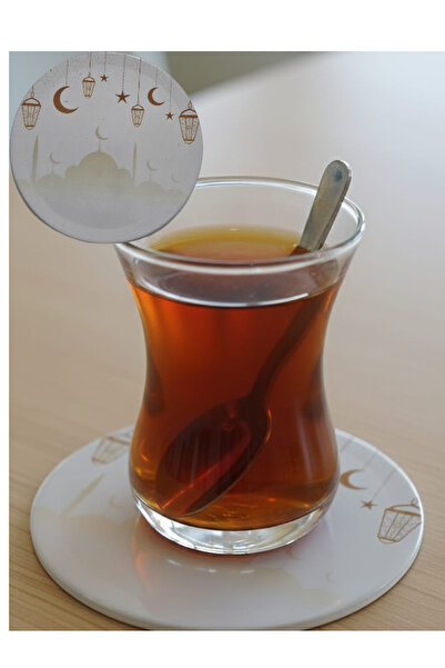 SOSYETEZGAHI Decorative Coasters Set of 6, Bottom Part Mushroom