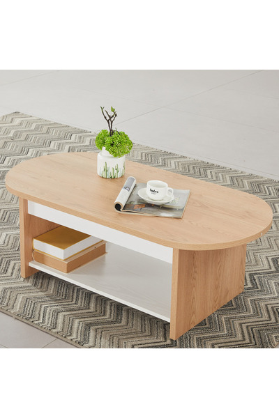 Generic طاولة قهوة مودوليكس باستيان بيضاوية الشكل