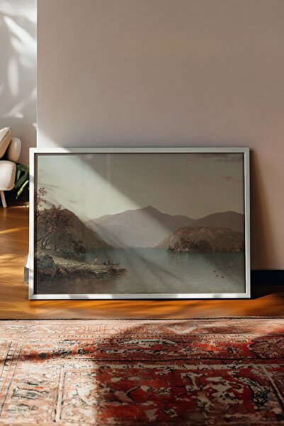 Postifull Vintage slika, poster u beloj ramovini, vintage zidni dekor