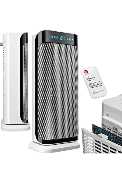 KESSER Încălzitor cu ventilator, telecomandă si afișaj LED 2000W