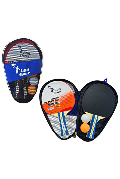 Art Tone PREMİUM MASA TENİSİ SETİ AHŞAP GÖVDE İKİLİ 2 TOPLU FİLE ÇANTALI (1 SET)