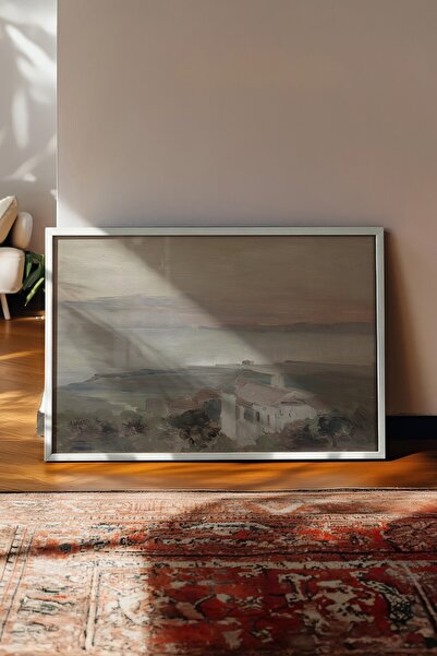 Postifull Vintage slika, poster u beloj ramovini, vintage zidni dekor