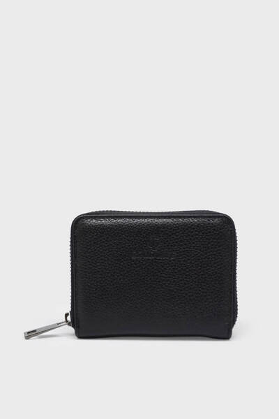 kanuga Yasemin Bag Unisex Card Holder Wallet Black Flotter Ysmn0039