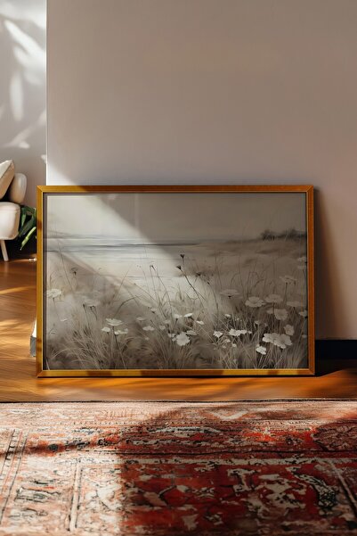 Postifull Tablou vintage, poster cu rama aurie, decor de perete vintage