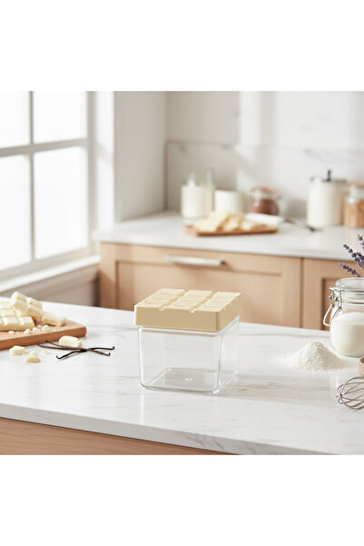 YAZICI Plastic Storage Container with Lid 500 ml – Chocolate Themed and Snack...