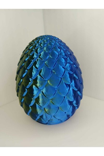 3D Layshop 3D Baskı Dev Ejderha Yumurtası Kumbara - Büyük Boy (13cm) - Renk G...