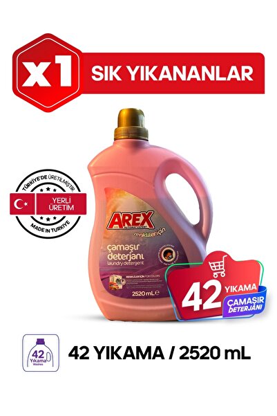 AREX Renkliler İçin Sıvı Çamaşır Deterjanı 42 Yıkama 2520 ml