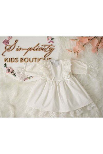 Simplicity kids Boutique Rochie de botez ivory pentru fete