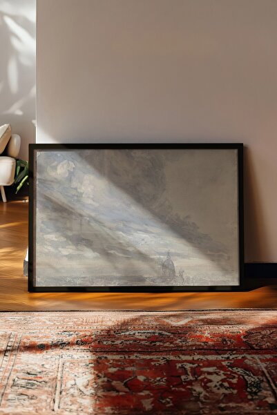 Postifull Vintage slika, poster u crnoj ramovini, vintage zidni dekor