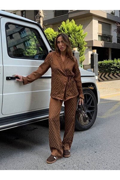 URBANOVA 2-piece set, jacquard fabric