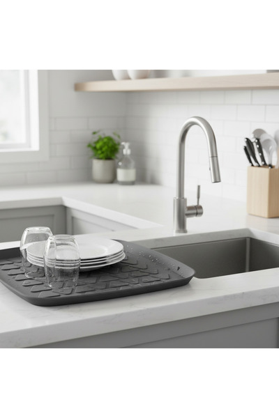 YAZICI Silikon Lavabo Halısı – Kaymaz ve Çok Amaçlı Evye Matı