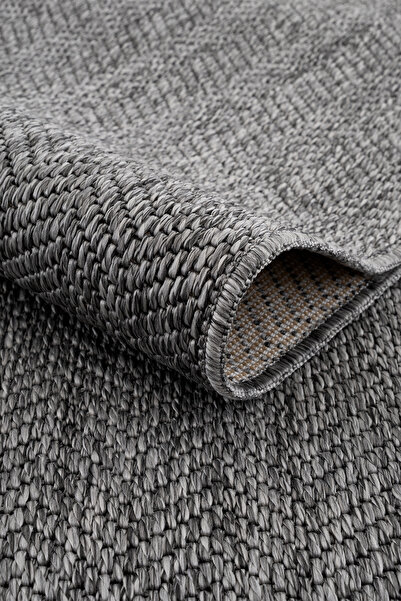 VEJA HOME Origine B3672F Anthracite Sisal Plain Woven Carpet – No Shedding, N...