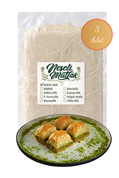 Neşeli Mutfak Baklavalık Yufka 3 Paket