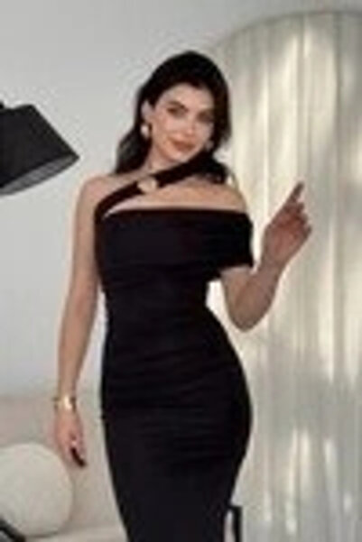 nedo7 فستان ريتا كروس على الكتف