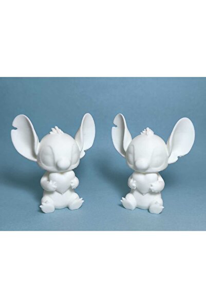 Butikİncebelli Sevgiliye Hediyelik İkili Kalpli Biblo Hazır Figür-Hobi Boyama...