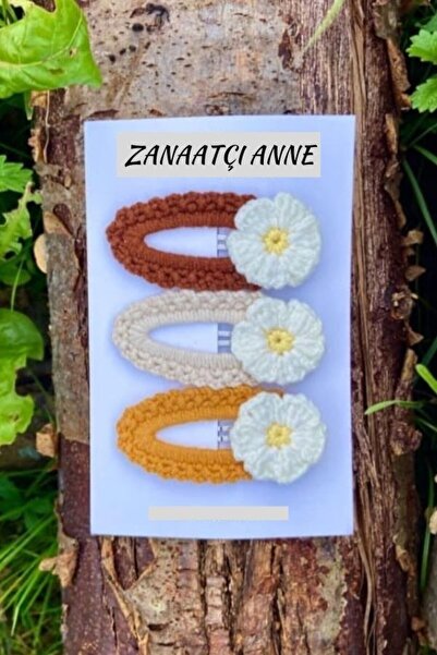 zanaatçı anne مجموعة اميجورومي للحياكة اليدوية مكونة من 3 مشابك ملونة على شكل...