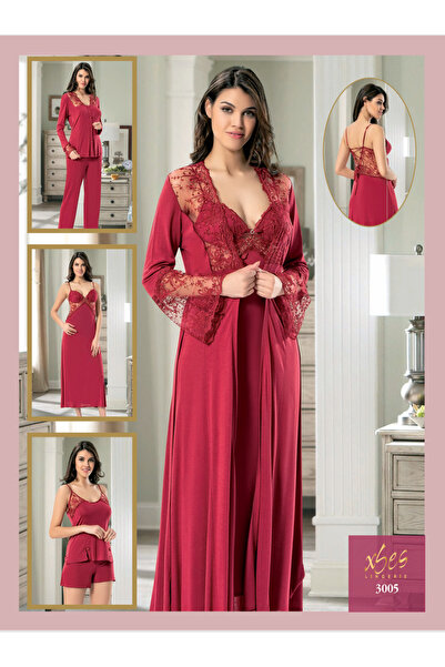 Fily İç Giyim X-SES 6'LI PENYE ÇEYİZLİK PİJAMA, GECELİK SABAHLIK TAKIMI