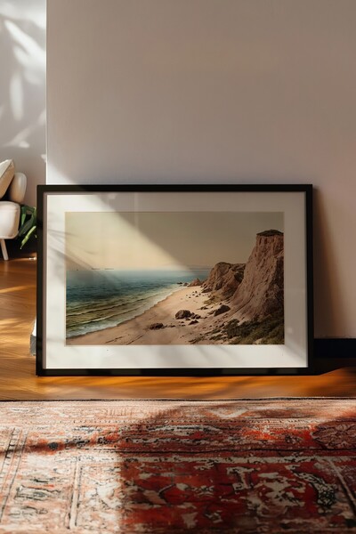 Postifull Tablou vintage, poster cu cadru negru, decor de perete vintage