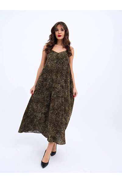 nedo7    6250 Dress-Black Khaki