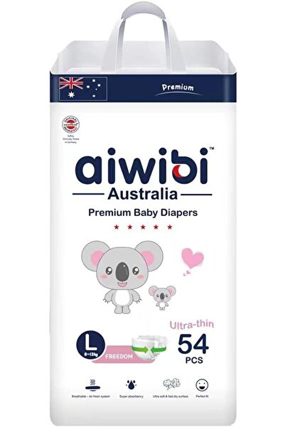 Aiwibi حفاضات سلسلة بريميوم - فائقة النعومة، فائقة الامتصاص، مضادة للحساسية، ...