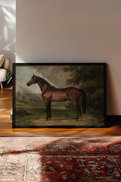 Postifull Vintage slika, poster u crnoj ramovini, vintage zidni dekor