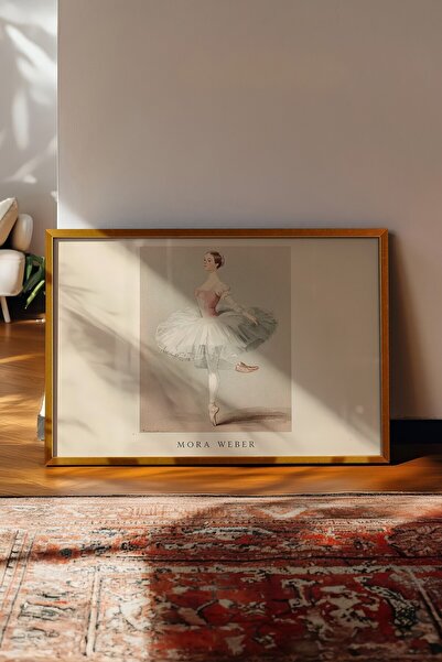 Postifull Tablou vintage, poster cu rama aurie, decor de perete vintage