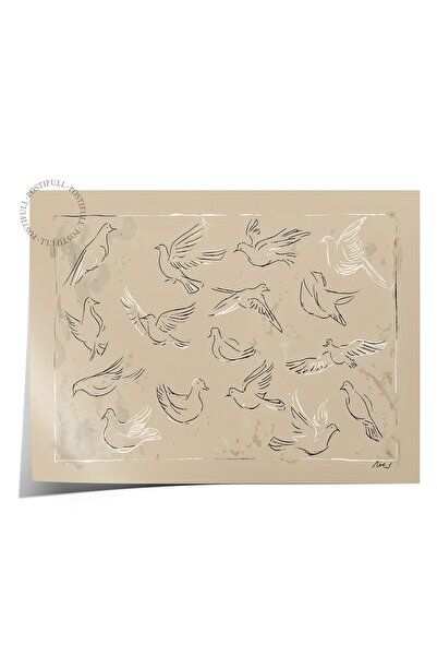 Postifull Vintage Tablo, Çerçevesiz Poster, Vintage Duvar Dekoru