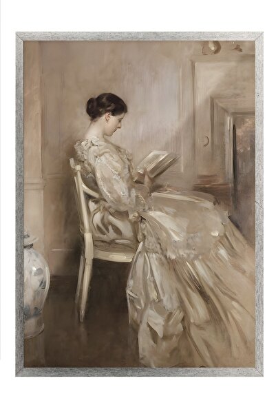 Postifull Vintage slika, poster u srebrnoj ramovani, vintage zidni dekor