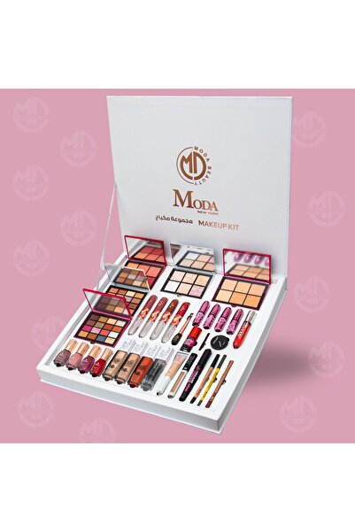 FASHİON TREND 32-piece makeup set, a complete and luxurious collection of ess...