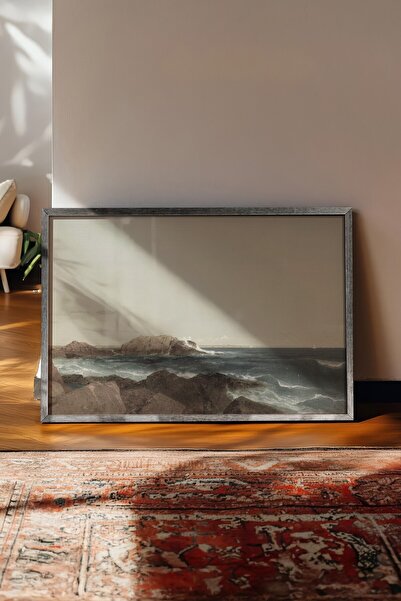 Postifull Vintage slika, poster u srebrnoj ramovani, vintage zidni dekor