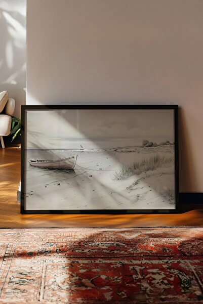 Postifull Vintage slika, poster u crnoj ramovini, vintage zidni dekor