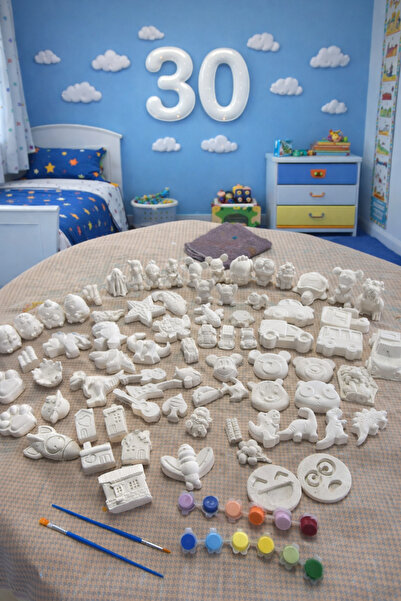 adanaçiçekliatölye ERKEK ÇOCUKLARI İÇİN 30 ÇEŞİT BOYAMA TEMASI İLE MİNİK ÜRÜN...