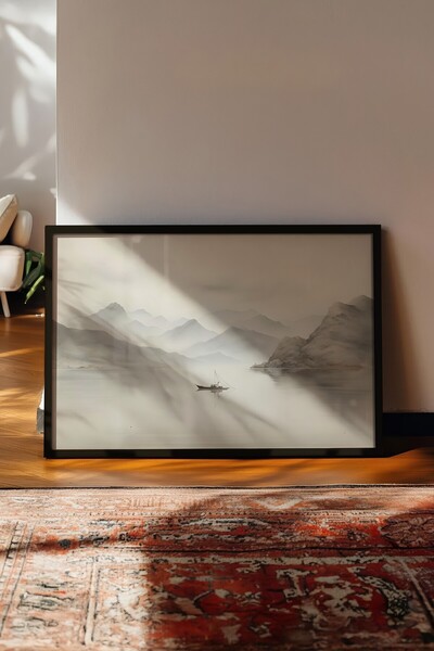 Postifull Vintage Tablo, Siyah Çerçeveli Poster, Vintage Duvar Dekoru