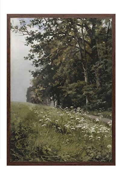 Postifull Vintage slika, poster u smeđoj ramovani, vintage zidni dekor