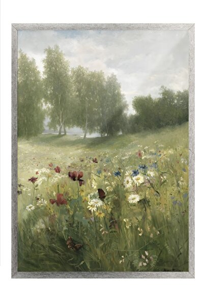 Postifull Vintage slika, poster u srebrnoj ramovani, vintage zidni dekor