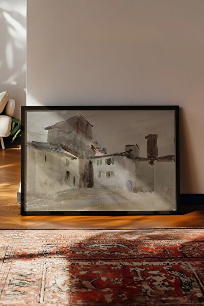 Postifull Tablou vintage, poster cu cadru negru, decor de perete vintage