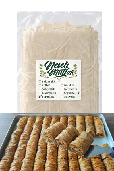 Neşeli Mutfak Büzmelik Burmalık Yufka