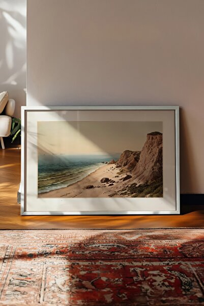 Postifull Vintage Painting, White Framed Poster, Vintage Wall Decor