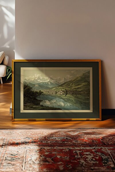 Postifull Vintage Painting, Gold Framed Poster, Vintage Wall Decor