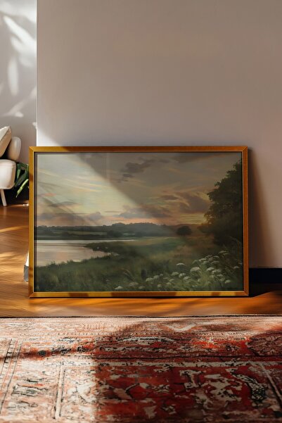 Postifull Vintage slika, poster sa zlatnim okvirom, vintage zidni dekor