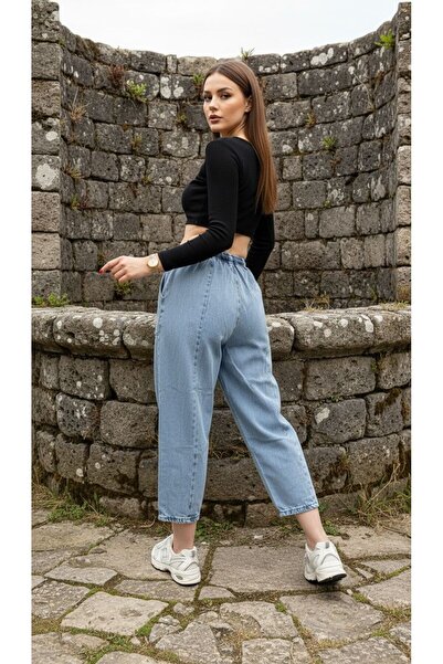 geenz manifacture Ngbutika Buy Lastikli Balon Likrasız Capri Pants 100% Cotton