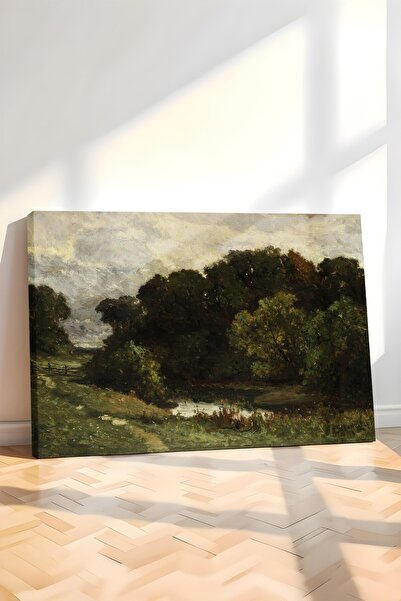 Postifull Tablou vintage, pictură pe pânză, decor de perete vintage